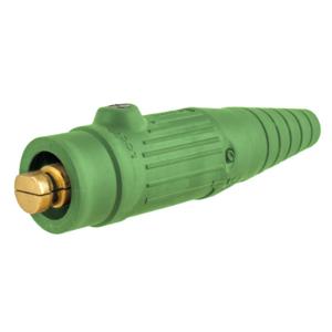 HUBBELL WIRING DEVICE-KELLEMS HBL18300MGN Male Plug, 300 A, Green | CE6TXN