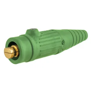 HUBBELL WIRING DEVICE-KELLEMS HBL18300MGN Male Plug, 300 A, Green | CE6TXN