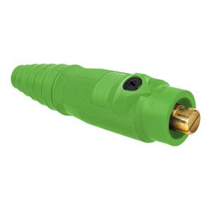 HUBBELL WIRING DEVICE-KELLEMS HBL18400MGN Male Plug, 400 A, Green | CE6TYF