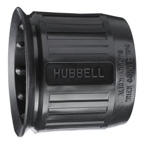 HUBBELL WIRING DEVICE-KELLEMS HBL20425B Mini-Stecker, für 4-Draht-30A-Stecker, schwarz | CE6RYB