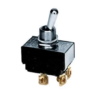 HUBBELL WIRING DEVICE-KELLEMS HBL21 Bat Handle Switch, Double Pole, 10A, 250V/10A, 125V, Screw Terminal | BD3GQN