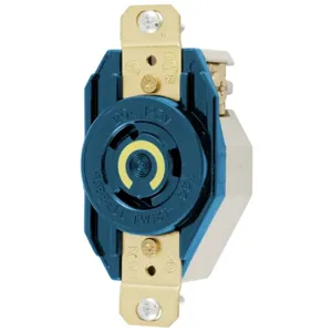 HUBBELL WIRING DEVICE-KELLEMS HBL2310M7 Single Flush Receptacle, 20A, 125V, 2-Pole, 3-Wire Grounding | CE6RZV