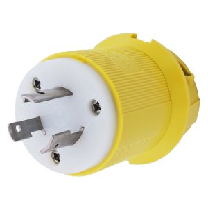 HUBBELL WIRING DEVICE-KELLEMS HBL23CM11 Male Plug, 20A, 125VAC, 2-Pole, 3-Wire Grounding | AC8PWH 3D045