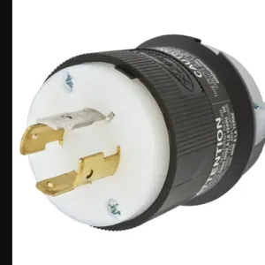 HUBBELL WIRING DEVICE-KELLEMS HBL2441 Male Plug, 20A, 3-Phase, 120/208VAC, 4-Pole, 4-Wire Non-Grounding | AE3CKL 5C971