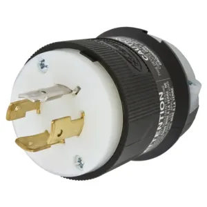 HUBBELL WIRING DEVICE-KELLEMS HBL2451 Male Plug, 20A, 3-Phase, 277/480VAC, 4-Pole, 4-Wire Non-Grounding | CE6TAG