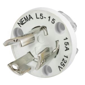 HUBBELL WIRING DEVICE-KELLEMS HBL24W47IN Watertight Plug,Nema L5-15p, Replacement | BD4LZB 38TY93