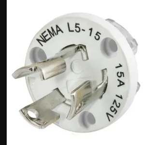 HUBBELL WIRING DEVICE-KELLEMS HBL24W47IN Watertight Plug,Nema L5-15p, Replacement | BD4LZB 38TY93