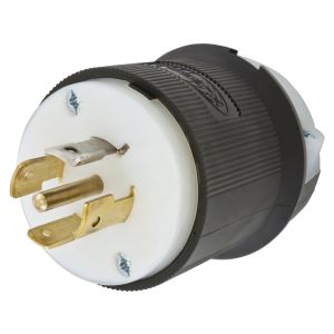 HUBBELL WIRING DEVICE-KELLEMS HBL2511 Male Plug, 20A, 3-Phase, Wye 120/208VAC, 4-Pole, 5-Wire Grounding | AB4CWW 1X981