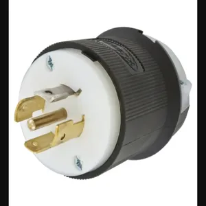 HUBBELL WIRING DEVICE-KELLEMS HBL2511 Male Plug, 20A, 3-Phase, Wye 120/208VAC, 4-Pole, 5-Wire Grounding | AB4CWW 1X981