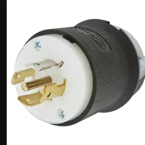 HUBBELL WIRING DEVICE-KELLEMS HBL2521 Male Plug, 20A, 3-Phase, Wye 277/480VAC, 4-Pole, 5-Wire Grounding | AE7ZFE 6C544