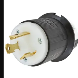 HUBBELL WIRING DEVICE-KELLEMS HBL2621 Male Plug, 30A, 250V, 2-Pole, 3-Wire Grounding | AE2YWE 5A087