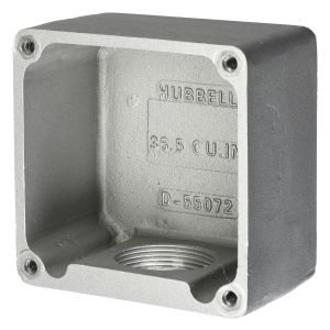 HUBBELL WIRING DEVICE-KELLEMS HBL26401 Steckdosenbox, für 60 A, Aluminiumguss | CE6RYU
