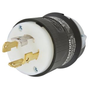 HUBBELL WIRING DEVICE-KELLEMS HBL2751 Male Plug, 30A, 3-Phase, 120/208VAC, 4-Pole, 4-Wire Non-Grounding | AE3CKJ 5C969