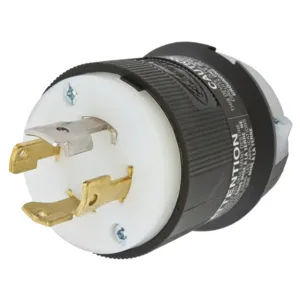 HUBBELL WIRING DEVICE-KELLEMS HBL2761 Male Plug, 30A, 3-Phase, 277/480VAC, 4-Pole, 4-Wire Non-Grounding | AC8PYB 3D101