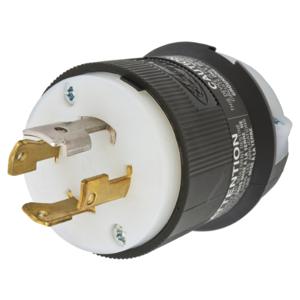 HUBBELL WIRING DEVICE-KELLEMS HBL2771 Male Plug, 30A, 3-Phase, 347/600VAC, 4-Pole, 4-Wire Non-Grounding | BC7VMF