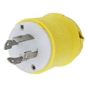 HUBBELL WIRING DEVICE-KELLEMS HBL27CM31 Male Plug, 30A, 3-Phase, 480VAC, 3-Pole, 4-Wire Grounding | BC7YVB