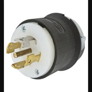 HUBBELL WIRING DEVICE-KELLEMS HBL2811 Male Plug, 30A, 3-Phase, 120/208VAC, 4-Pole, 5-Wire Grounding | AB4CWY 1X983