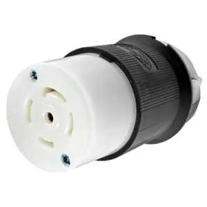 HUBBELL WIRING DEVICE-KELLEMS HBL2813FC Connector, 30A, 3 Phase, 120/208VAC, 4 Pole, 5 Wire Grounding | AA9KHT 1DNW3