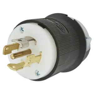 HUBBELL WIRING DEVICE-KELLEMS HBL2821 Male Plug, 30A, 3-Phase, 277/480VAC, 4-Pole, 5-Wire Grounding | AE3CEM 5C789