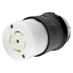 HUBBELL WIRING DEVICE-KELLEMS HBL2823 Female Connector, 30A, 3-Phase, Wye 277/480VAC, 4-Pole, 5-Wire Grounding | AE7ZFK 6C549