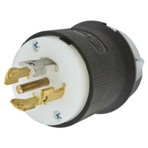 HUBBELL WIRING DEVICE-KELLEMS HBL2831 Male Plug, 30A, 3-Phase, 347/600VAC, 4-Pole, 5-Wire Grounding | BC8BZT