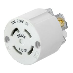 HUBBELL WIRING DEVICE-KELLEMS HBL29W75IN Watertight Interior, 30A, 250V, 3 Phase | BD4GRL 38TZ01