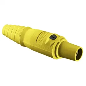 HUBBELL HBL300FY Single Pole Connector Female Yellow | AF7BDB 20TR51