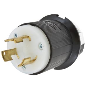 HUBBELL WIRING DEVICE-KELLEMS HBL3331GC Male Plug, 30A, 250VAC, 3-Pole, 3-Wire Non-Grounding | AC3ZFP 2XTF2