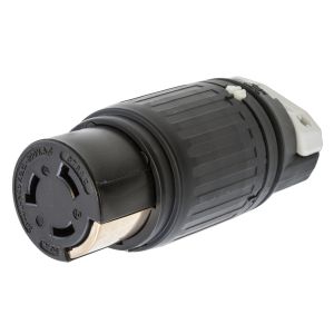HUBBELL WIRING DEVICE-KELLEMS HBL3764C Female Connector, 50A, 250VDC/600VAC, 3-Pole, 4-Wire Grounding | AC8PZB 3D125