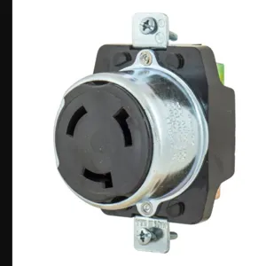 HUBBELL WIRING DEVICE-KELLEMS HBL3769 Receptacle, 50A, 250VDC/600VAC, 3-Pole, 4-Wire Grounding | AC8PZD 3D127