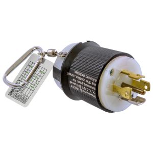 HUBBELL WIRING DEVICE-KELLEMS HBLT2321 Stromkreistester, L6-20P, LED-Anzeige, 250 V AC | BD3QWD 48LT02