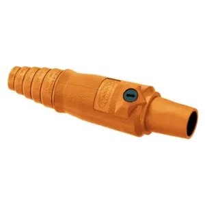 HUBBELL HBL400FO Single Pole Connector Female Orange | AF7BDG 20TR56