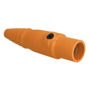 HUBBELL HBL400MO Single Pole Connector Male Orange | AF7BDD 20TR53