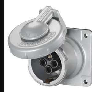 HUBBELL WIRING DEVICE-KELLEMS HBL430RS2W Pin And Sleeve Receptacle, Female, 30 A, 600 VAC, 3 Pole | AE4ARE 5HJ25