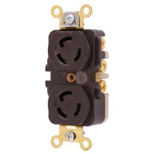 HUBBELL WIRING DEVICE-KELLEMS HBL4700RT Duplex Receptacle, 15A, 125V, 2-Pole, 3-Wire Grounding | BD2FJQ