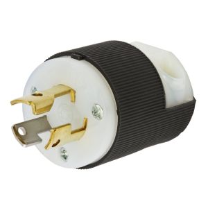 HUBBELL WIRING DEVICE-KELLEMS HBL4720C Male Plug, 15A, 125V, 2-Pole, 3-Wire Grounding | AE2YVP 5A073