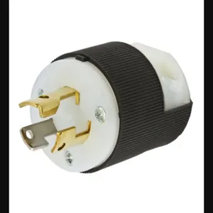 HUBBELL WIRING DEVICE-KELLEMS HBL4720C Male Plug, 15A, 125V, 2-Pole, 3-Wire Grounding | AE2YVP 5A073