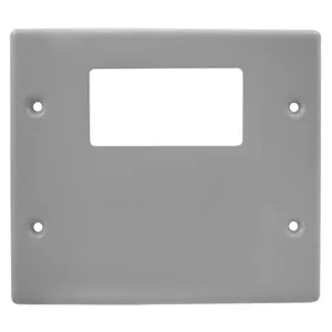 HUBBELL WIRING DEVICE-KELLEMS HBL4747RXGY Raceway Plate Two Gang Gray | AB3GBB 1RYT4