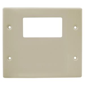 HUBBELL WIRING DEVICE-KELLEMS HBL4747RXIV Raceway Plate Two Gang Ivory | AB3GBC 1RYT5