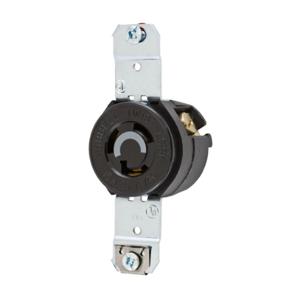 HUBBELL WIRING DEVICE-KELLEMS HBL4760C Single Flush Receptacle, 15A, 277VAC, 2-Pole, 3-Wire Grounding | CE6TBN