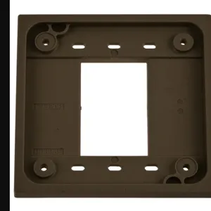 HUBBELL WIRING DEVICE-KELLEMS HBL4AP Adapter Plate 4-Plex, For 1 And 2 Gang Device Box, Brown, 1 Pk | AE7ZGW 6C586