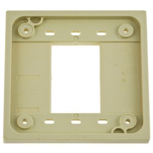 HUBBELL WIRING DEVICE-KELLEMS HBL4API Adapter Plate 4-Plex, For 1 And 2 Gang Device Box, Ivory, 1 Pk | AE7ZGX 6C587