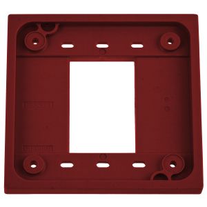 HUBBELL WIRING DEVICE-KELLEMS HBL4APR Adapterplatte 4-Plex, für 1- und 2-Gang-Gerätebox, rot, 1 Packung | AC8QMN 3D832