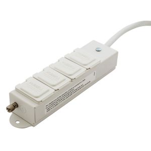 HUBBELL WIRING DEVICE-KELLEMS HBL4MGRPT15 Power Strip, 15A 4 Outlet Hcoa | CE6RBR