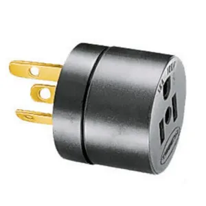 HUBBELL WIRING DEVICE-KELLEMS HBL5289 Plug In Adapter, 15 A, 125 V | BC9TLQ