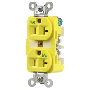 HUBBELL WIRING DEVICE-KELLEMS HBL53CM62 Receptacle 20a 125v 5-20r 2p 3w 1ph | AC8QBY 3D210