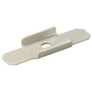 HUBBELL WIRING DEVICE-KELLEMS HBL5703IV Raceway Support Clip Ivory | AB3GBK 1RYU3