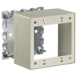 HUBBELL WIRING DEVICE-KELLEMS HBL57442IVA Raceway Switch And Receptacle Box Ivory | AB3GBN 1RYU7
