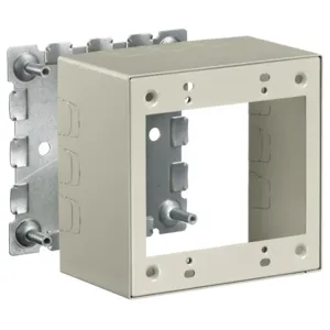 HUBBELL WIRING DEVICE-KELLEMS HBL57442IVA Raceway Switch And Receptacle Box Ivory | AB3GBN 1RYU7