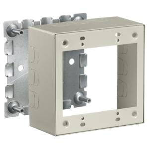 HUBBELL WIRING DEVICE-KELLEMS HBL5744S2IVA Raceway Switch And Receptacle Box Ivory | AB3GBP 1RYU8